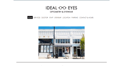 Desktop Screenshot of idealeyesoptometry.com